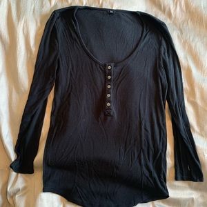 J. Crew Ribbed Henley Shirt